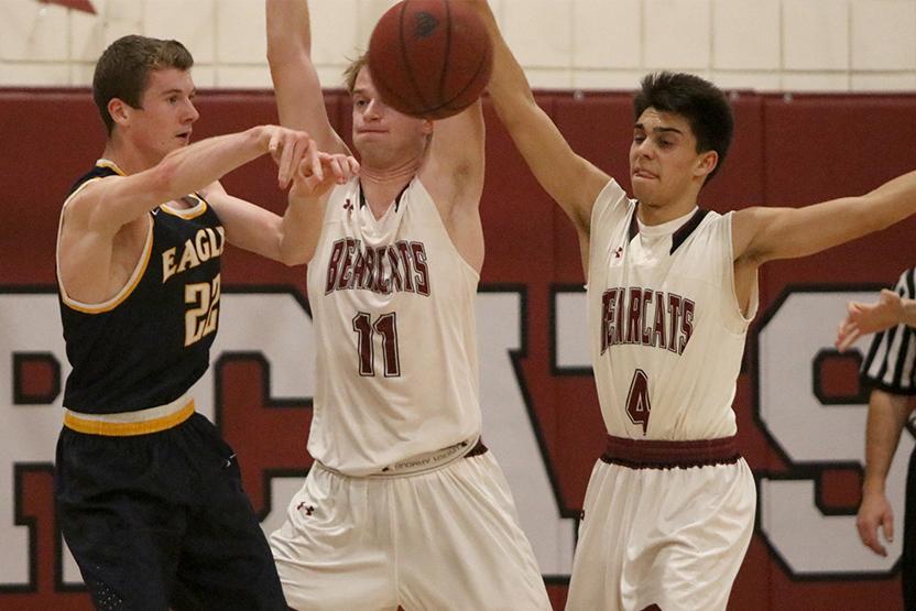 Varsity Basketball Loses Home Game to Eagles