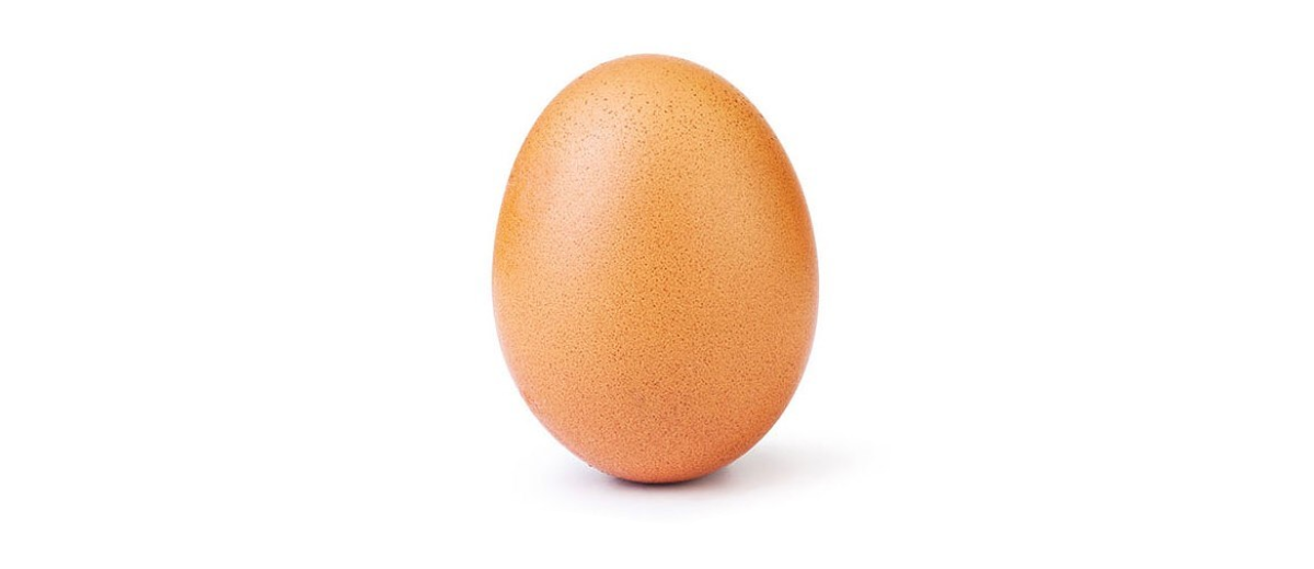Egg cracks record for most Instagram likes