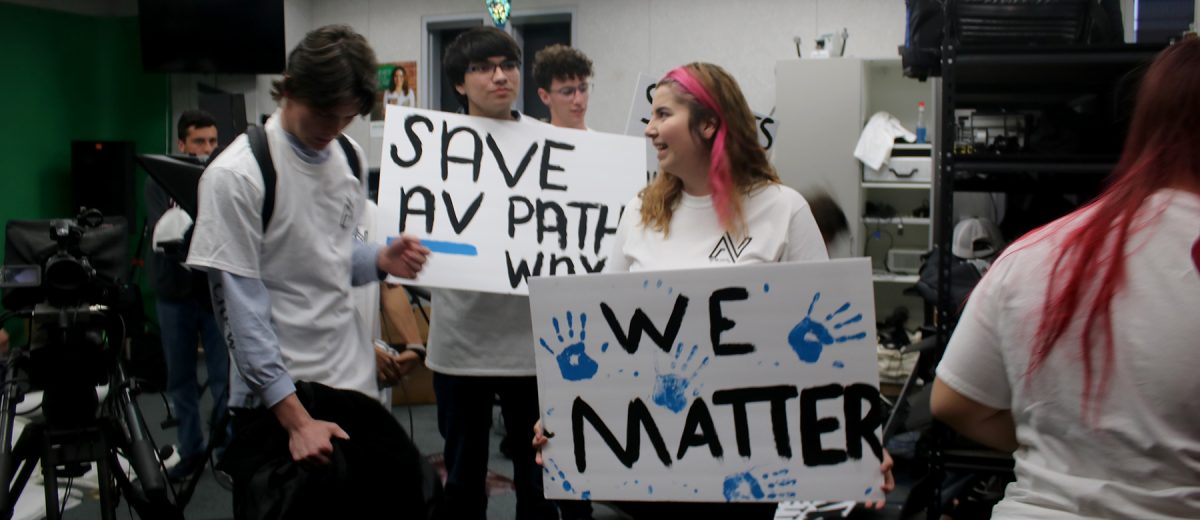 Students protest program cuts