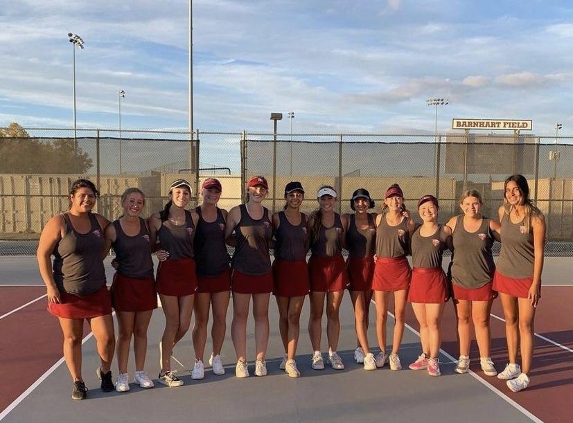Women’s Tennis Backhand’s the Porterville Panthers