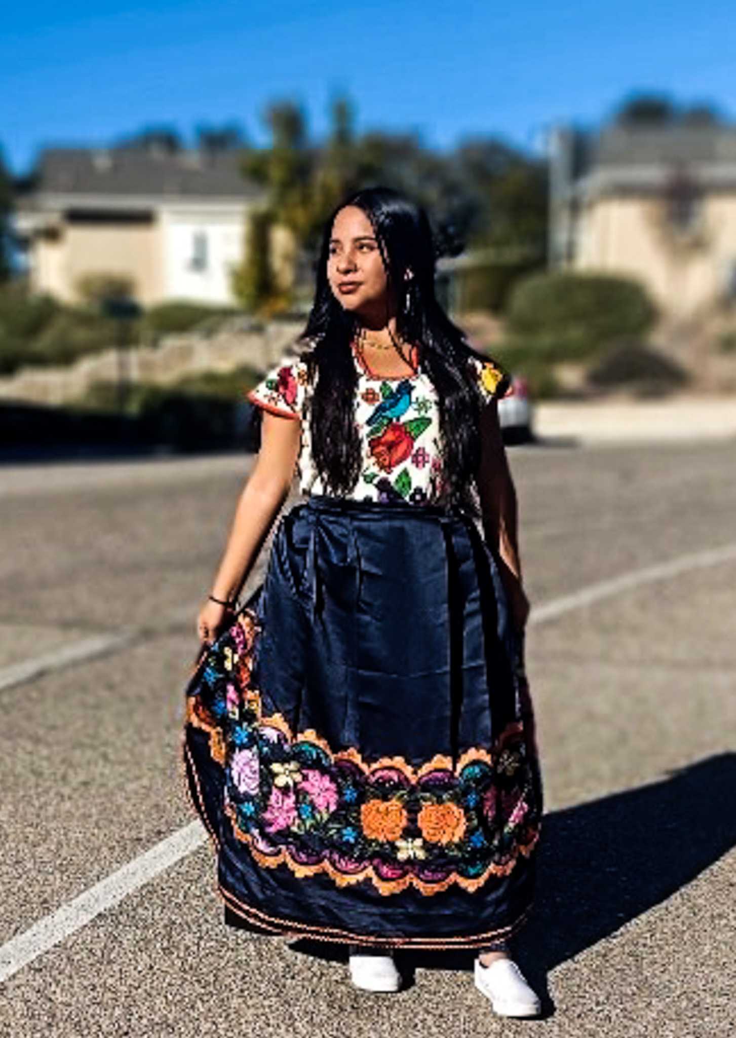 Reina Rodríguez estudiante de primer año es mexicana con raíces purépechas

