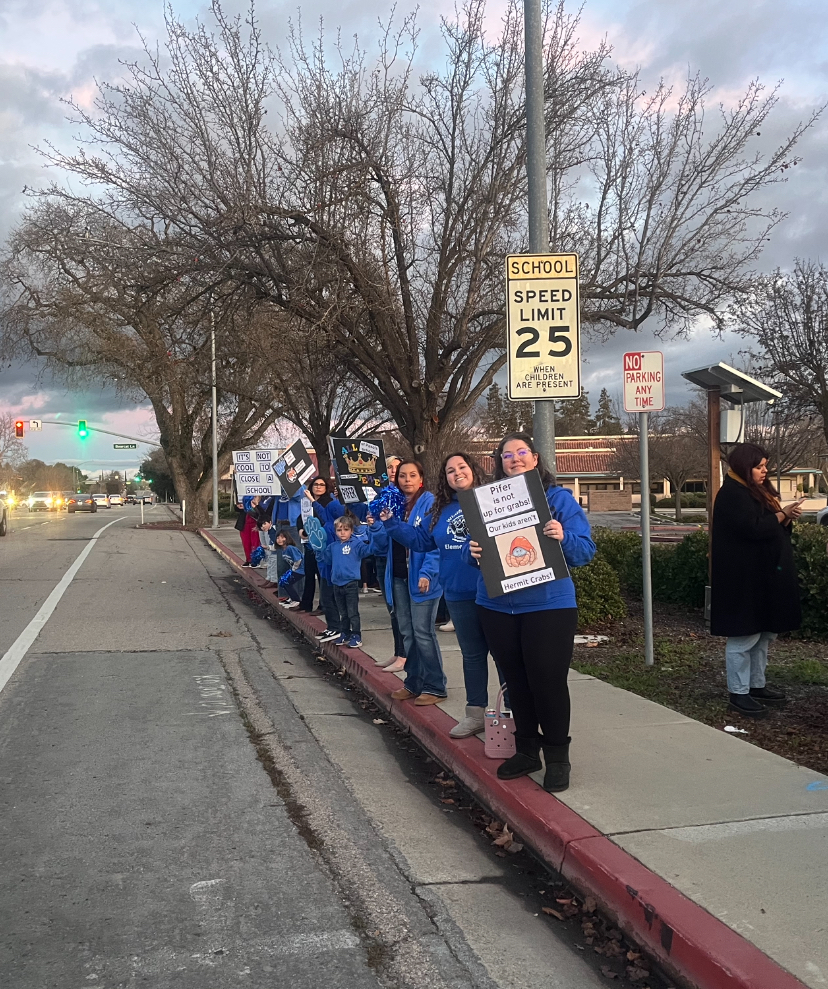 Winifred Pifer Elementary families protest for their campus