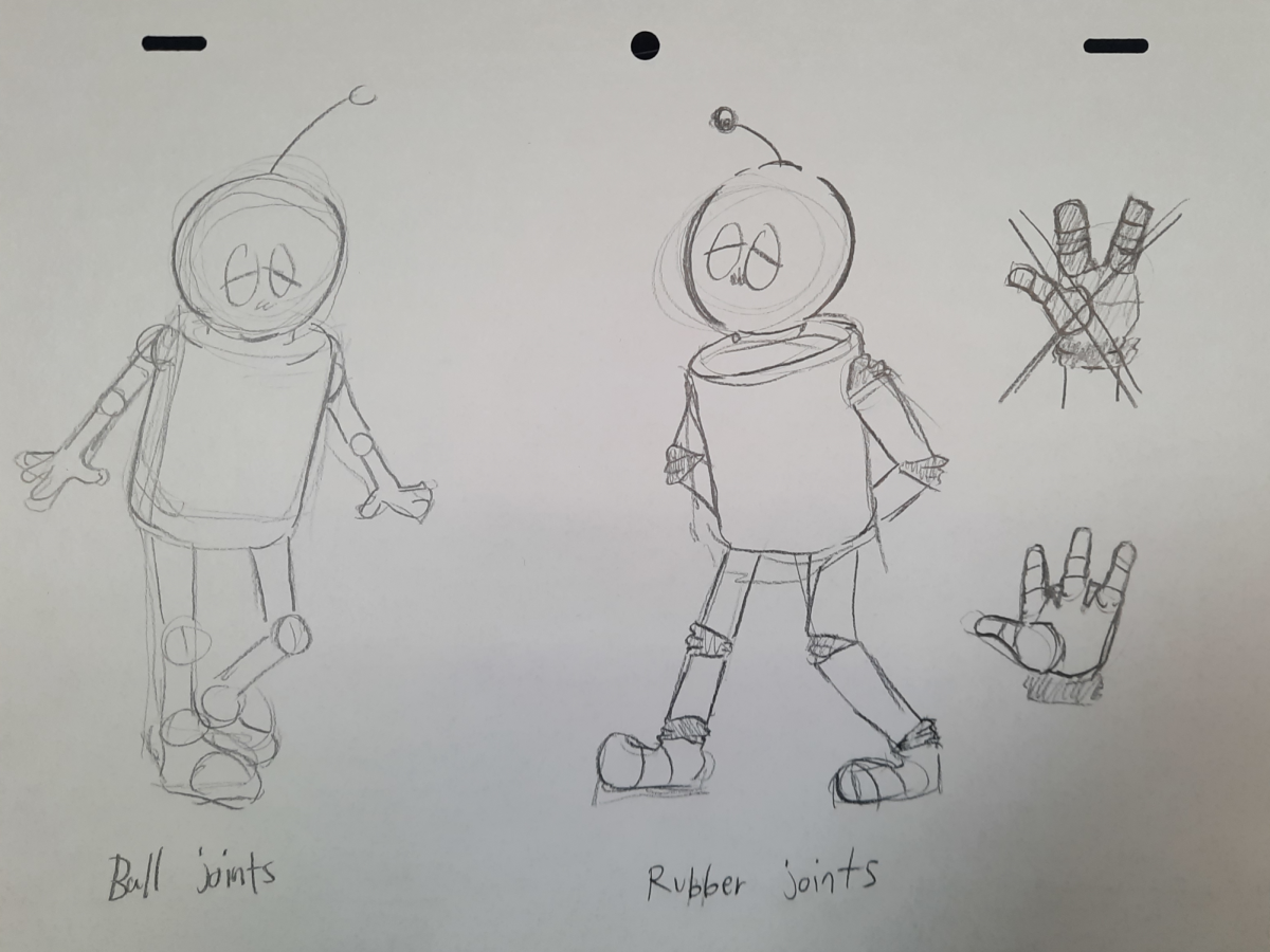 Character sheet for the main robot protagonist