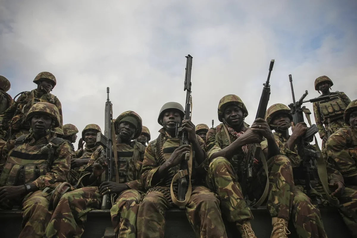 Sudanese soldiers - Public domain imagery